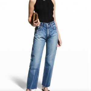 Moussy Vintage jeans size 26 Womens Wide straight leg jeans